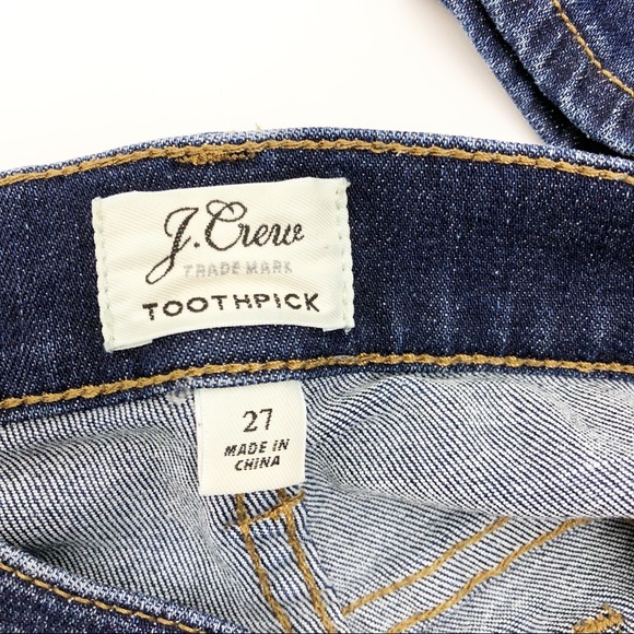 J.crew toothpick skinny ankle jeans 27 - Picture 5 of 5